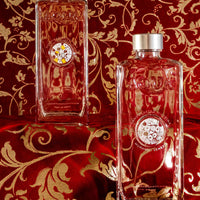 Multicolor RED and BLUE Murrina Bottles Set