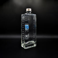 Bottiglia in Vetro decorata con Murrina di Murano - Azzurra per celebrare i 1600 anni di Venezia - My AQUA Bottle