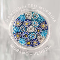 Multicolor RED and BLUE Murrina Bottles Set