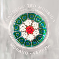 Original Murano Murrina of Italian flag