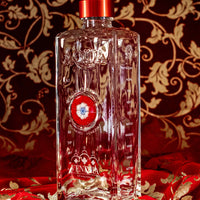 Handcrafted Murano Murrina - Red-White-Blue