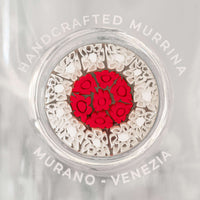 Handcrafted Murrina of Murano - Black, Red, Yellow