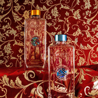 Multicolor RED and BLUE Murrina Bottles Set