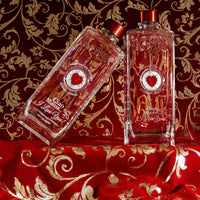 Multicolor RED and BLUE Murrina Bottles Set