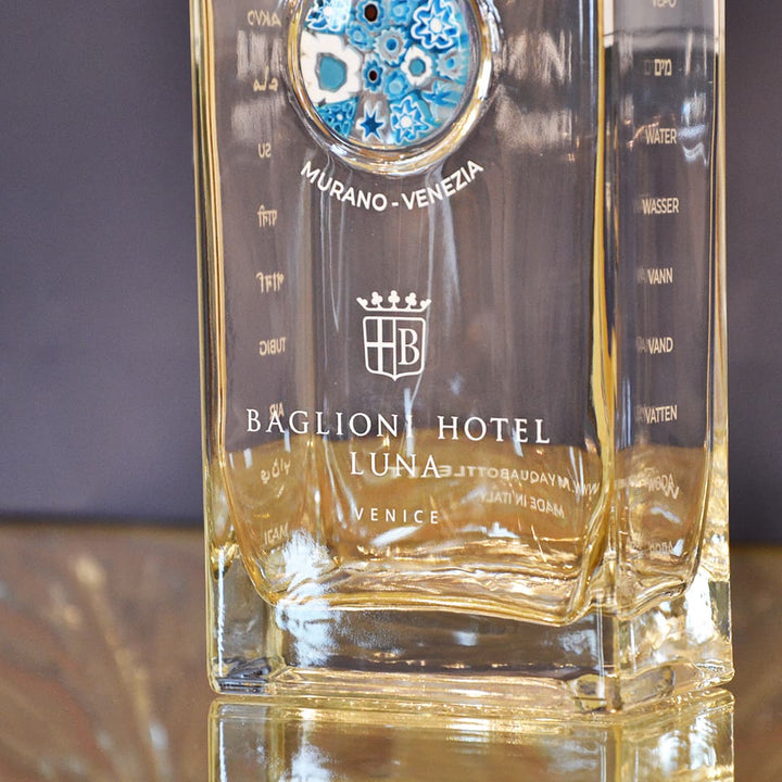 Bottiglia personalizzata per Baglioni Hotel Luna di Venezia.