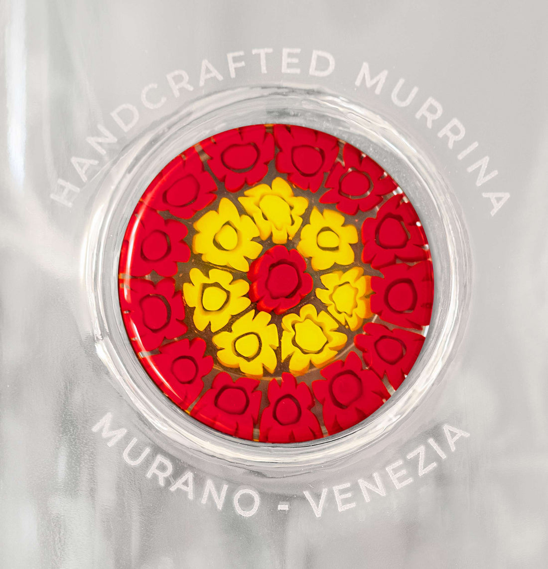 Handcrafted Murano Murrina - Espana flag