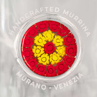 Handcrafted Murano Murrina - Espana flag