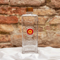 Bottiglia in Vetro decorata con Murrina di Murano - Espana - My AQUA Bottle