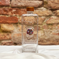 Bottiglia in Vetro decorata con Murrina di Murano - Multicolor Rossa - My AQUA Bottle
